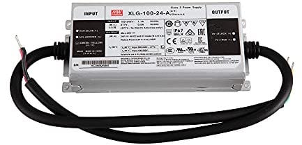 XLG-100-24-A LED Netzteil Trafo Mean Well XLG-100-24-A LED-Trafo, 96 W, 24 V DC, 4000 mA LED Transformator für LED Beleuchtung