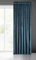 Eurofirany Pierre Samt Vorhang mit Kräuselband -1 STK. Velvet Einfarbig Gardine 200g/m², Samtvorhang für Wohnzimmer Schlafzimmer, 140x300 cm, Marineblau