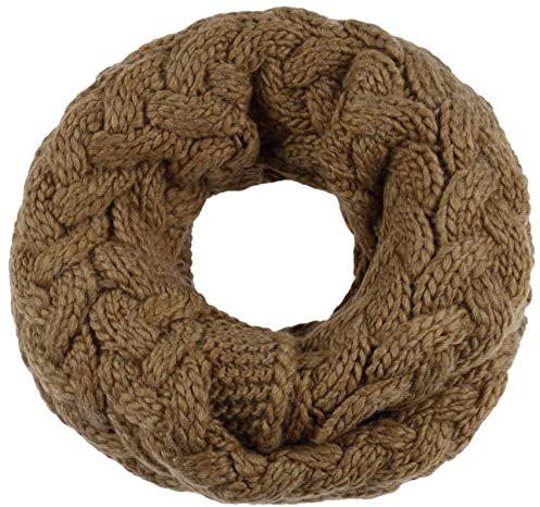 Seeberger Travola Loopschal Schal Rundschal Strickschal Winterschal Damenschal Damen - Winter Herbst-Winter - One Size hellbraun