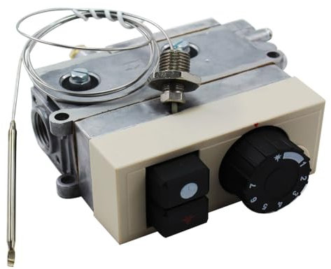 Termostato di controllo del gas, valvola di controllo della temperatura del gas 710 120-200 gradi Celsius termostato fornello pezzo di ricambio