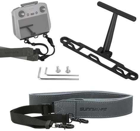 DJI Fernbedienungshalterung mit Controller-Umhängeband, 3 Haken, Halterung aus Aluminiumlegierung für DJI Flip, Mini 4 Pro, Air 3, Mini 3 Pro, Mavic 3 Pro Zubehör, für DJI Rc/Rc 2