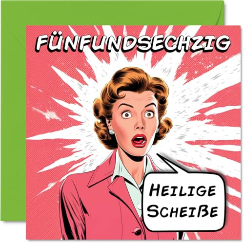Stuff4 65. Geburtstagskarte Lustig Frau - Komische Jahre - Lustiger Alles Gute Zum Geburtstag Karte für Mama Oma Tante Schwester Freundin Kollegin 145mm Unhöfliche Scherzen Glückwunschkarten