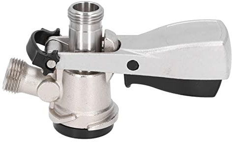 ANKROYU Bierfass-Kupplung, Edelstahl-Bierfass-Anschluss, Bierfass-Zapfhahn-Anschluss, Brauerei-Fass-Anschluss für Hotels, Restaurants, Familien