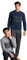 Enrico Coveri Pigiama Uomo Invernale, Pigiama Uomo in Caldo Jacquard, Pigiama Uomo Felpato, Caldo e Confortevole, Pigiama Uomo Invernale (XXL, 2173 Grigio)