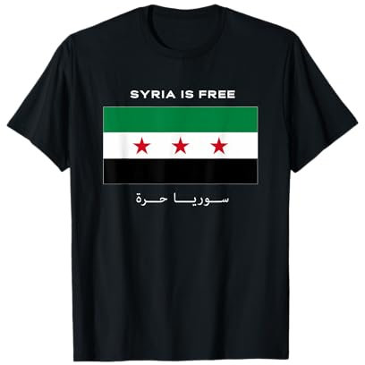 Syria is free Syrian Map T-Shirt