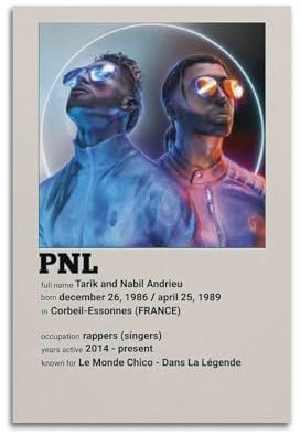 AKRHARWB PNL Poster, Wandkunst, Vintage, elegantes Poster, dekoratives Gemälde für Wohnzimmer, Schlafzimmer, ästhetisches Poster, 20 x 30 cm, ungerahmter Stil
