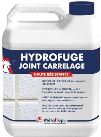 Metaltop - Hydrofuge Joint Carrelage - Incolore - RAL Incolore - Pot 1 L