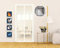 Porta magnetica ignifuga in fibra di vetro zanzariera su misura anti fuoco zanzariera magnetica tenda per porta con nastri adesivi 120x220cm bianco