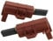 1 par de escobillas de carbón for motor de lavadora y soporte de escobillas for motores eléctricos de carbón, compatibles con Samsung