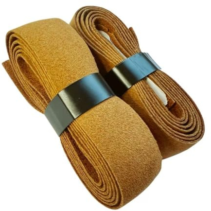 5 Pack Tennis Racket Suede Fabric Replacement Grip, Soft Dry Feel Anti-Slip Sweat-Absorbing Durable Handle Wrap, Suitable for Pickleball Badminton Baseball Squash Rackets Tape (5 Pack)