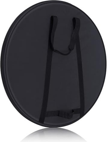Dansydaisy 71,1 cm große Gong-/Tam-Tam-Tasche mit strapazierfähigem Stoff und Samtinnenseite für Meditation, Klangheilungstherapie und Yoga
