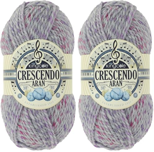 King Cole Crescendo Aran - Rhapsody (5762) (Pack of 2)