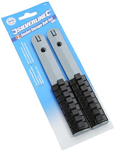 Silverline 282618 Socket Storage Rail Set 2pce 3/8