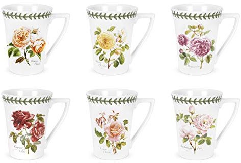 Portmeirion Botanic Roses Mandarin Mug - Set of 6