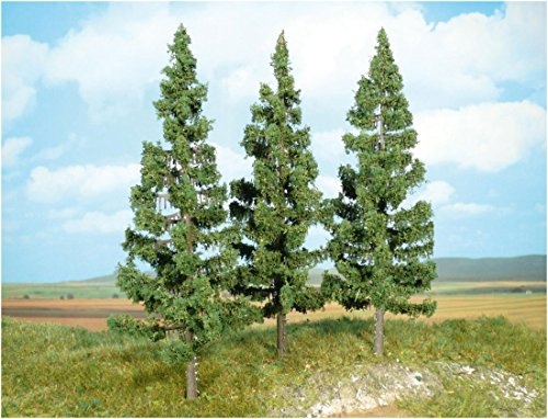 Heki 2126 Spruces 3 pièces, Hauteur 17 cm, Multicolore
