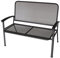 DEGAMO Gartenbank Streckmetall 2-sitzer 117, Farbe eisengrau, wetterfest