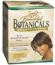 Soft & Beautiful Botanicals Relaxer Kit Coarse - Creme - Glättungscreme - Thick Hair - Unisex