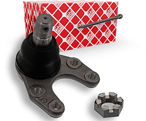 febi bilstein 42442 Traggelenk mit Kronenmutter und Splint, 1 Stück | Kompatibel mit: MAZDA E Bus, E Kasten