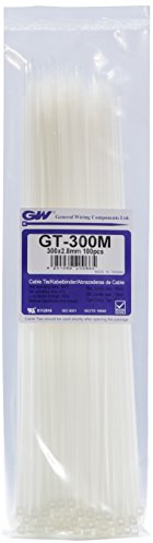 GW Kabelbinder-Technik, Kabelbinder 300 x 2,8 mm, natur, 1000 Stück, GT-300M