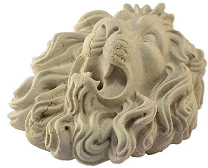 Arte 2000 - Leone per Fontana in Marmo botticino Fiorito scolpito a Mano - Art_ma-27-bf