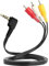 cavo video AV Jack 3.5 Maschio A Maschio 1.50 metri, cablepelado®.