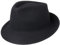 Lipodo Trilby Hut aus Wollfilz Damen/Herren - Filzhut Herrenhut Made in Italy - Italienischer Wollhut Herbst/Winter - Wollfilzhut dunkelblau S (54-55 cm)