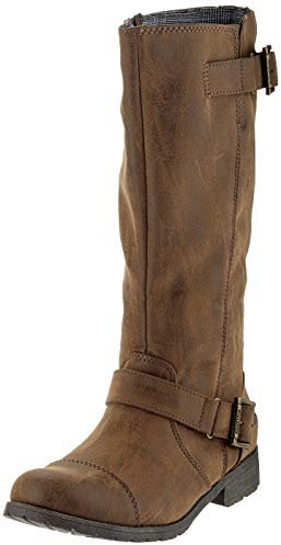 Rocket Dog Damen Berry Kniehohe Stiefel Braun 36 EU