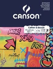 CANSON Zeichenheft, 170 x 220 mm, blanko, 16 Blatt C400016886