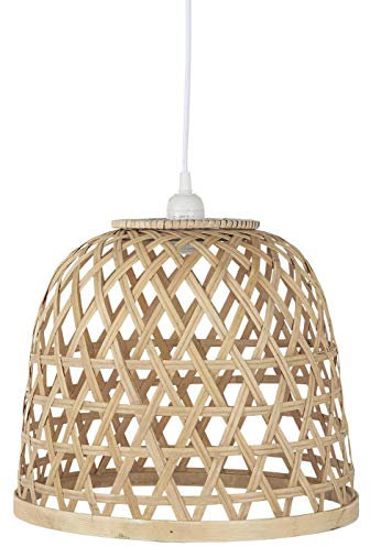 IB Laursen - Hängelampe, Lampe - Bambus - Natur - Ø 34 cm