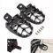 JFG RACING Cale Pieds Moto,CNC Repose Pieds Moto Larges Rotatifs à 360° pour Dyna Iron 883 Sportster Bobber Softail Street Glide Road Glide