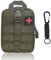 flintronic Tactical Molle Pouch, EDC Gadget Waist Bags, Compact Utility Belt with Cell Phone Holster for Sports, Hiking, Camping, Traveling-Green