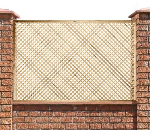 Elite Diamond Trellis in 2 Sizes & 2 Styles Garden Lattice Urban Trellis Contemporary Garden Fence (183cm Wide x 120cm Tall, 20mm Privacy Hole Size)
