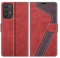MOBESV Hülle für Samsung Galaxy A32 5G Handyhülle, Lederhülle mit Kartenfach, Klapphülle mit Ständer, Flip Case Handytasche Schutzhülle, Modisch Rot
