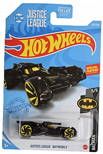 Hot Wheels Justice League Batmobile [Treasure Hunt] 220/250 Batman 5/5