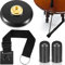 Nuanchu 4-teiliges Cello Endpin Anker Set - Anti-Rutsch-Matte, Gurtstopper, Gummi-Bodenschoner für verbesserte Stabilität beim Üben und Aufführungen, Schwarz