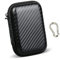 Portable Cable Case, Earphone Cable Storage Bag with Carabiner, Shock and Drop Resistant Hard EVA Protective Organizer for MP3, Charger Cable and Plug (Small)
