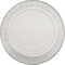 10 Platos de lentejuelas de plata de cartón – 23 cm