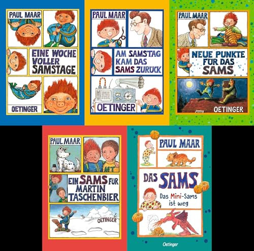 Das Sams Band 1-5 plus 1 exklusives Postkartenset