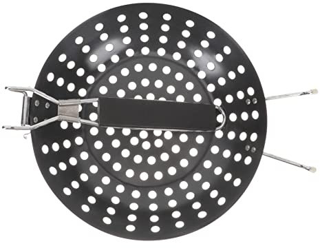 Grill Padella Pizza Grill Pan Perforato Piatto Per Grigliare Antiaderente Grill Topper Con Manico Pieghevole Per Friggere Chapati Cucinare Verdure E Frutti Di Mare