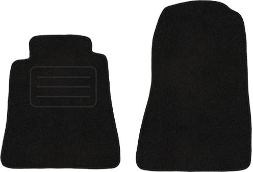 Vorne Velour Fußmatten Satz für Mercedes C W201 190 (1982-1993) - 2-teilig - Passgenau