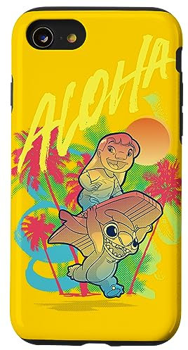 iPhone SE (2020) / 7 / 8 Disney Lilo & Stitch Beach Vibes Sunny Surfing Aloha Case