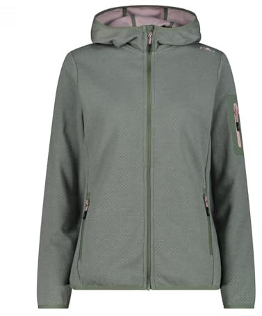 CMP Woman Jacket FIX Hood SALVIA-Jade - 48