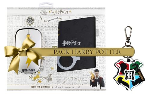 WONDEE 32 GB USB-Stick, Original Hogwarts + Harry Potter Mauspad und Maus – Offizielle Merchandising Geschenk-Set