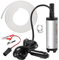 Carbole Oil Pump Water Pump 12V,38mm,Submersible Pump,Fuel Transfer Pump with 3 Metres Hose,Portable Oil Diesel Fuel Pump Filter and Crocodile Clip