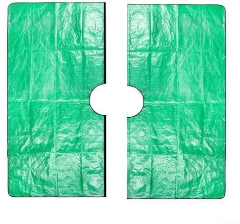 Zoegneer Landschafts-Schnittmatte mit Löchern für Bäume Pflanzen und Kunstrasen 200 * 200 CM