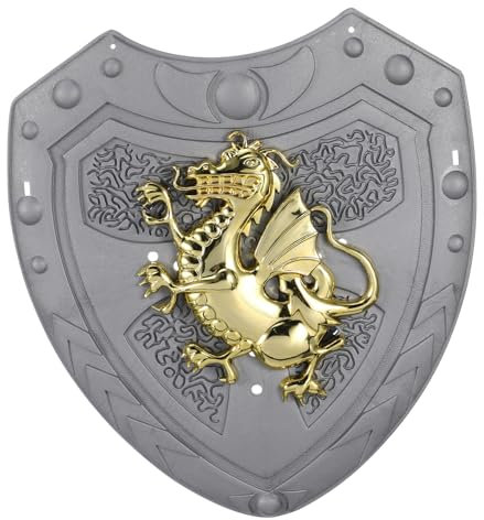 VICASKY Schild Spielzeug Ritter Spielzeug Verkleidungsschild Schutzschild Kampfrüstungsspielzeug Figur faschingszubehör Kinder schutzplane Schild für Bühnenauftritte Leistungsschild Abs
