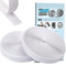 Velcro autoadesivo extra forte, 10 m x 2 cm, bianco doppio velcro con chiusura in velcro, larghezza e nastro autoadesivo per zanzare, cuscino per divano