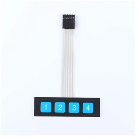 4 12 16 20 Key 4 * 4 Membrane Switch Keypad 1x4 3x4 4x4 4 * 5 Matrix Array Matrix keyboard smart car 1/2/5/10Pcs IDGTTLDF(4 Key,One Size)