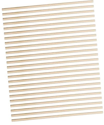 TOKIDNY 200stücke Holzdübel Stangen Unbehandelt Für Diy Basteln Runde Holz Stäbe Zum Malen Und Dekorieren