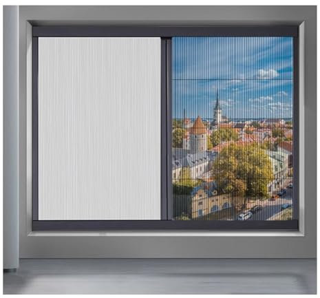 XILYZMO Push-pull Cordless Window Blinds, Thermal Insulated Shade Invisible Sliding Panel, Isolate From Cold Foldable Sealed Shades, Room Darkening Blinds For Doors Home(50x80cm)